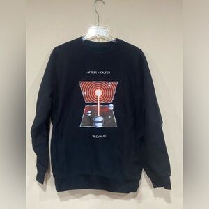 The Weeknd After Hours Till Dawn Tour 2022 Pullover Sweatshirt Black Size M